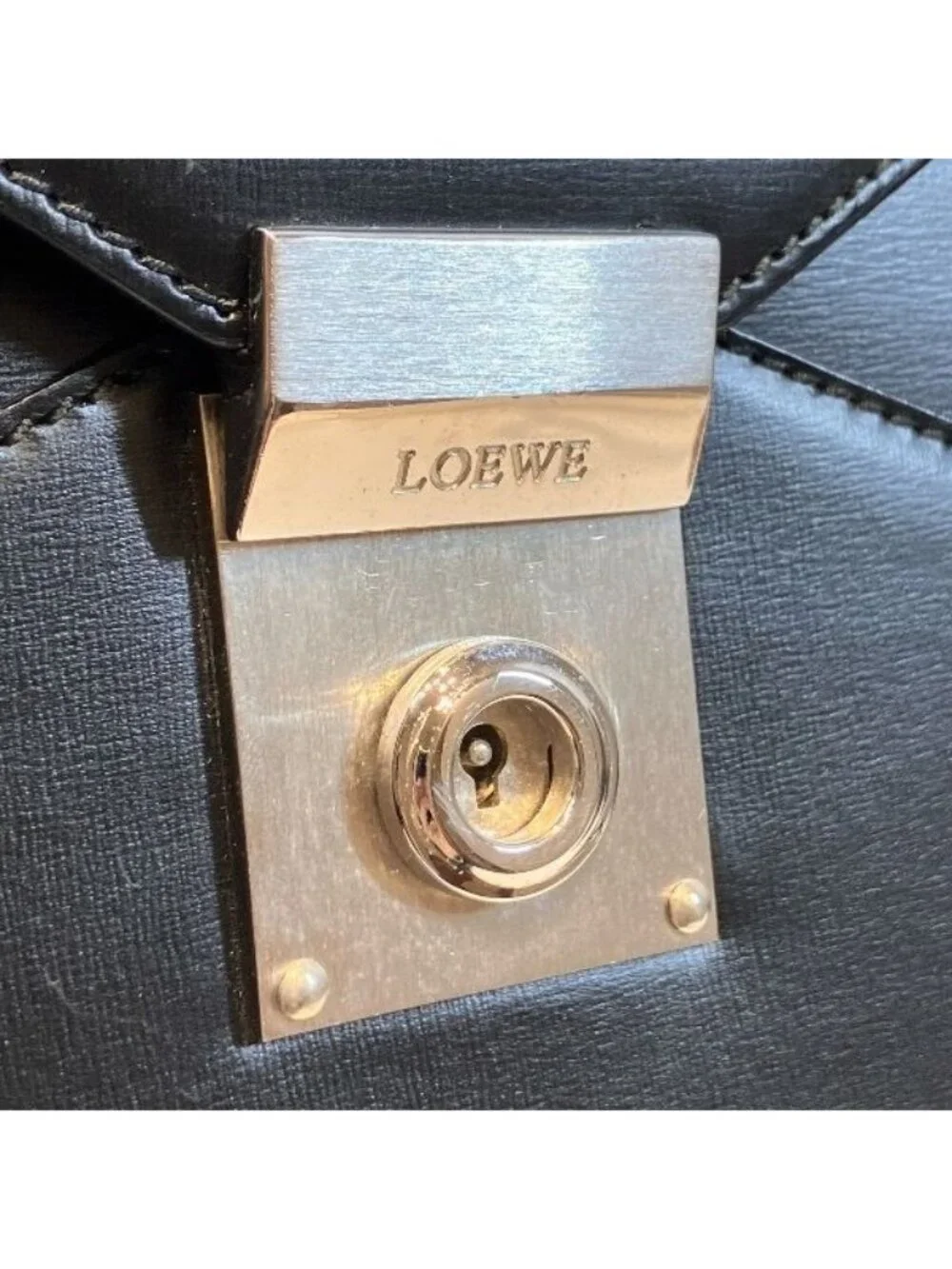 Loewe Anagram Logo Business Briefcase